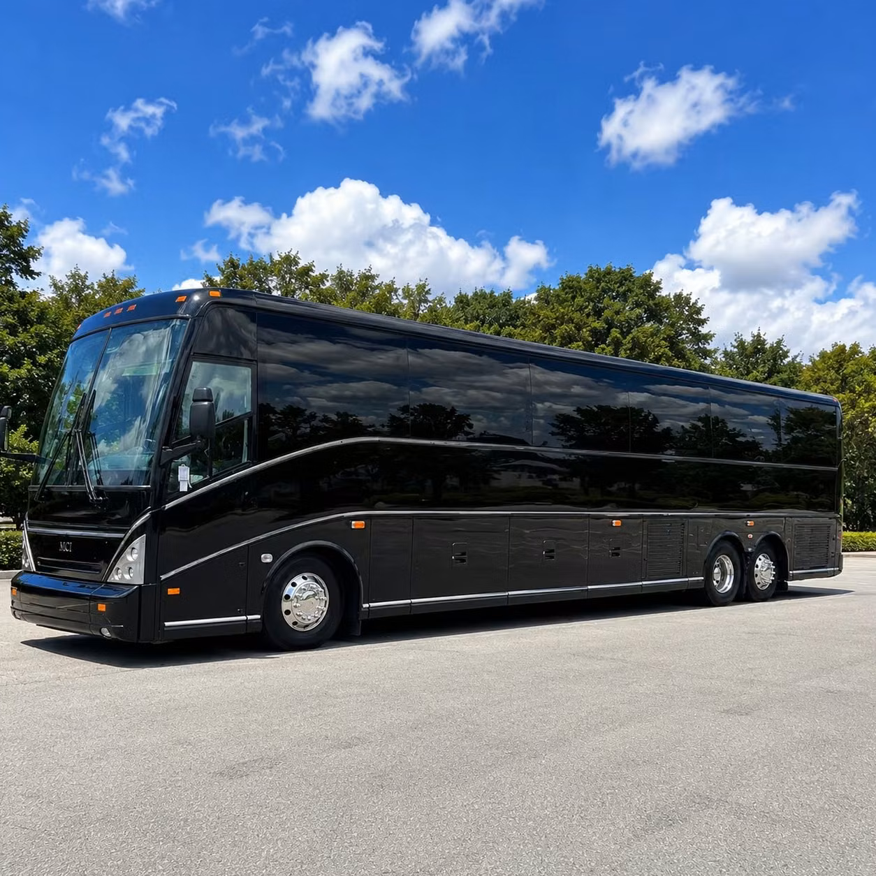colorado springs charter bus rental exterior