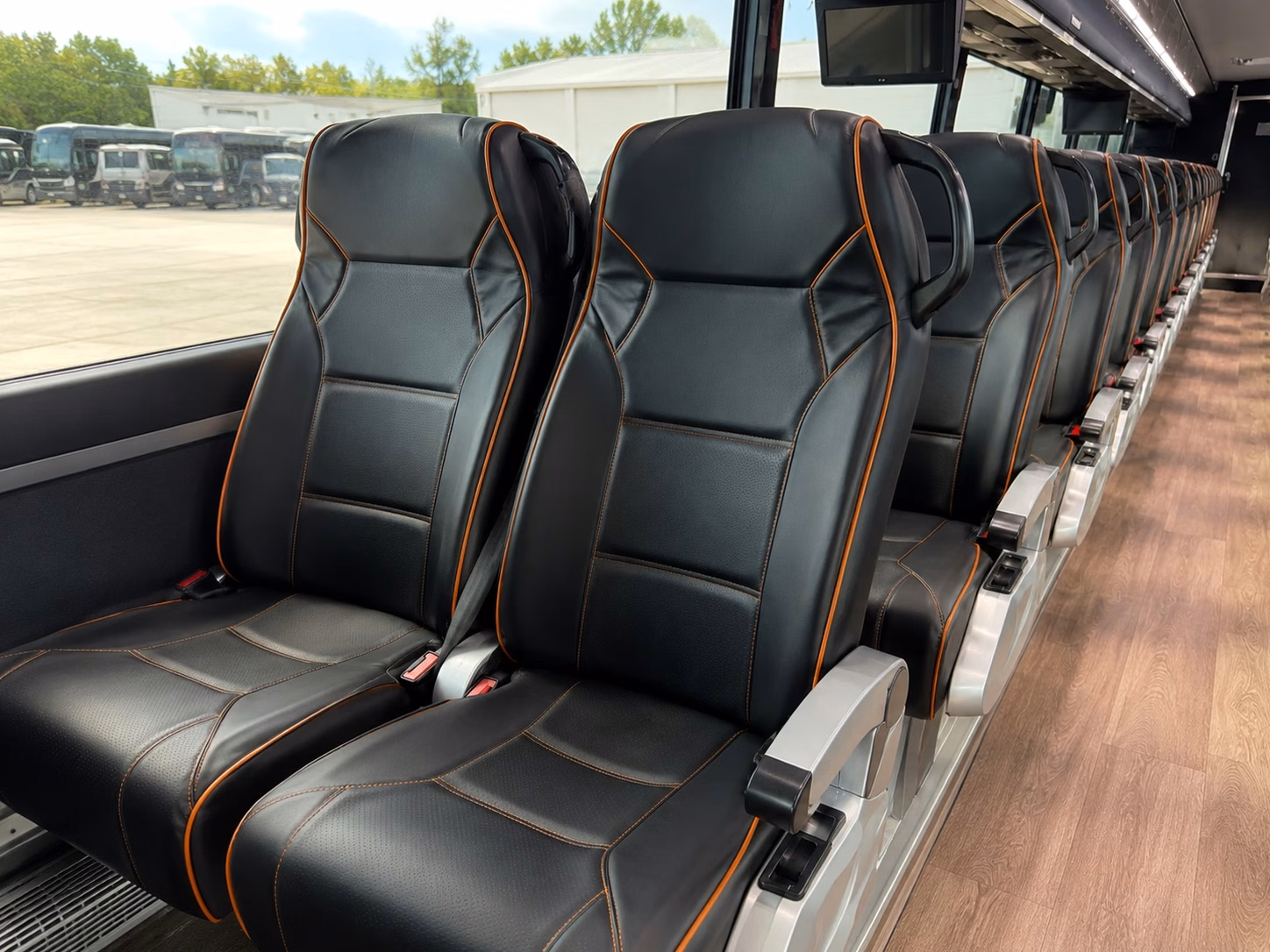 colorado springs charter bus rental inside