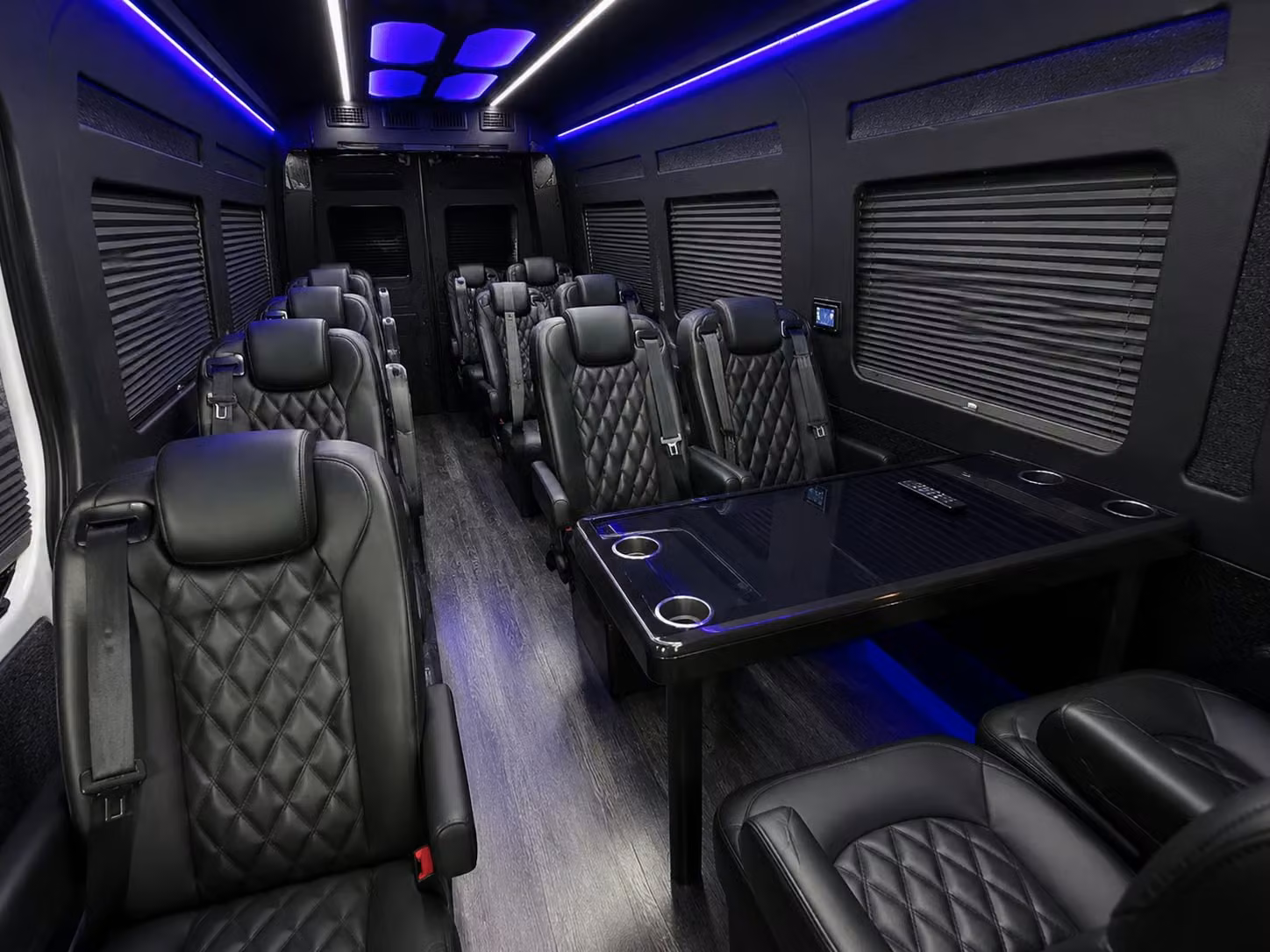 sprinter van with driver interior